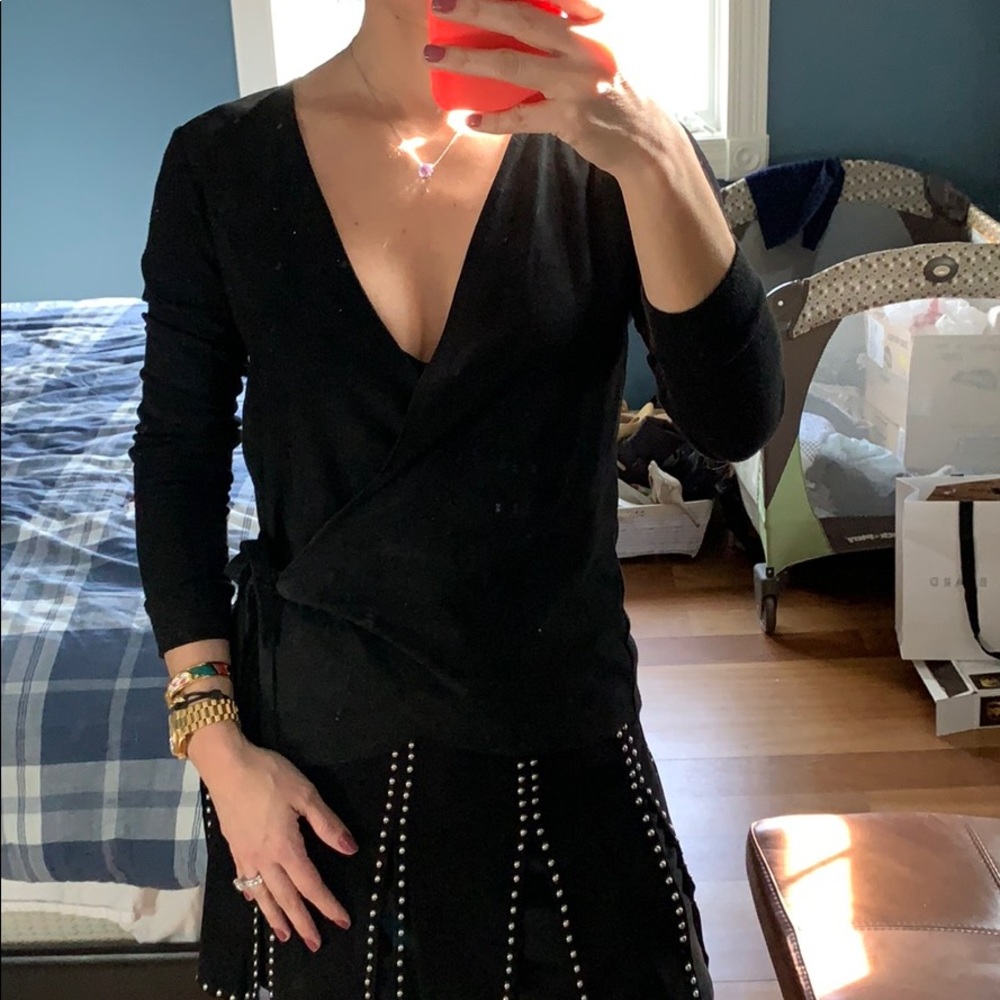 Wrap leather top